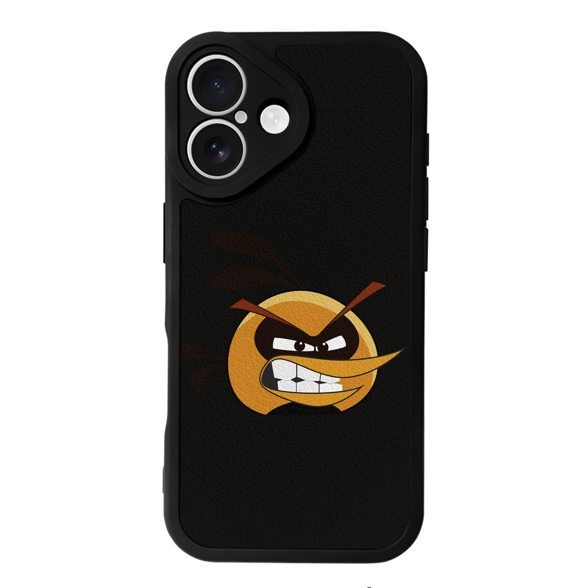 （画像用） Angry Birds アングリーバード 【iPhone 16シリーズ対応】シリコンスマホケース（レザー調） 材質：シリコン